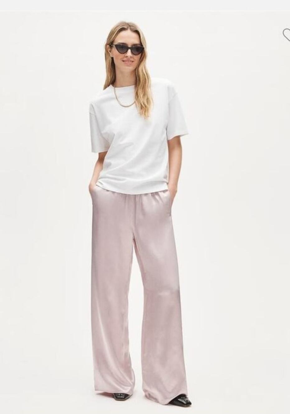 NWT J. Crew Cosmo Pant In Luster Charmeuse Subtle Mauve M